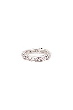 Emanuele Bicocchi Arabesque Band Ring in Silver, view 3, click to view large image.