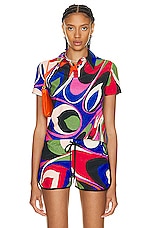 Emilio Pucci トップス - Blue & Fuchsia | FWRD