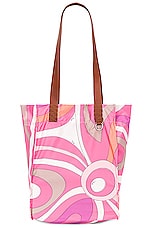 Emilio Pucci Medium Tote Bag in Rosa, view 1, click to view large image.