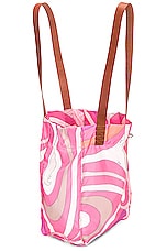 Emilio Pucci Medium Tote Bag in Rosa, view 5, click to view large image.