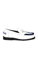Emilio Pucci Penny Loafer in Bianco, view 1, click to view large image.