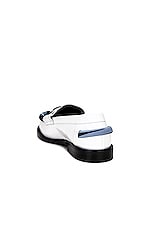 Emilio Pucci Penny Loafer in Bianco, view 3, click to view large image.