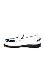 Emilio Pucci Penny Loafer in Bianco, view 5, click to view large image.