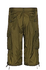 Engineered Garments Fa Short in Olive, view 2, click to view large image.
