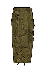 Engineered Garments Fa Short in Olive, view 3, click to view large image.