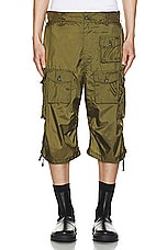 Engineered Garments Fa Short in Olive, view 5, click to view large image.