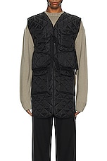 Engineered Garments Liner Vest in Black, view 3, click to view large image.