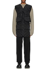 Engineered Garments Liner Vest in Black, view 4, click to view large image.