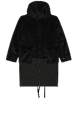 Engineered Garments Over Parka in Black, view 2, click to view large image.