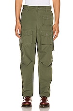 Engineered Garments FA Pant in Olive Cotton Ripstop | FWRD