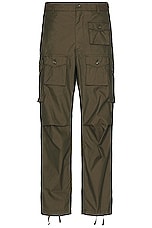 Engineered Garments Fa Pant in Olive, view 1, click to view large image.