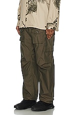 Engineered Garments Fa Pant in Olive, view 5, click to view large image.