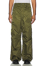 Engineered Garments Over Pant in Olive, view 4, click to view large image.
