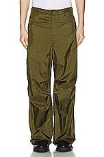 Engineered Garments Over Pant in Olive, view 3, click to view large image.