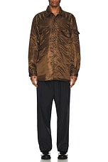 Engineered Garments Trail Shirt in Brown, view 4, click to view large image.