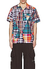 Engineered Garments Camp Shirt in Multi, view 3, click to view large image.