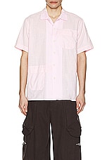 Engineered Garments Camp Shirt in Pink, view 3, click to view large image.