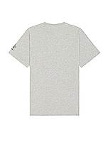 Engineered Garments Cross Crew Neck T-shirt in Grey, view 2, click to view large image.
