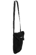 Engineered Garments Shoulder Pouch in Black, view 3, click to view large image.