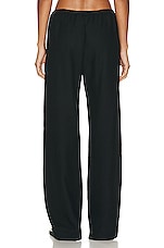 Enza Costa Twill Everywhere Pant in Black, view 3, click to view large image.