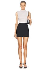 Enza Costa Sleeveless Twist Top in Salt, view 4, click to view large image.