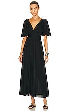ERES Aurore Long Dress in Noir, view 1, click to view large image.