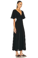 ERES Aurore Long Dress in Noir, view 2, click to view large image.