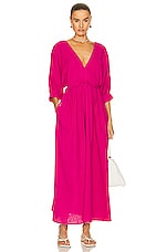 ERES Selene Long Dress in Laurier, view 4, click to view large image.