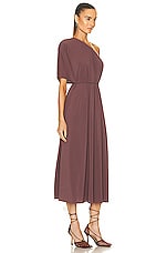 ERES Georgie One Shoulder Long Dress in Algues, view 2, click to view large image.