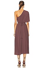 ERES Georgie One Shoulder Long Dress in Algues, view 4, click to view large image.