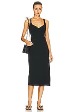 ERES Deva Dress in Noir, view 4, click to view large image.
