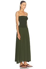 ERES Oda Dress in Vert Mousse, view 2, click to view large image.