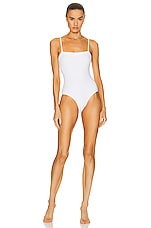 ERES Aquarelle One Piece Swimsuit in Blanc, view 1, click to view large image.