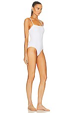 ERES Aquarelle One Piece Swimsuit in Blanc, view 2, click to view large image.