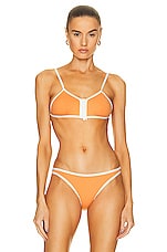 ERES Sifflet Triangle Bikini Top in Limonade & Faience, view 1, click to view large image.