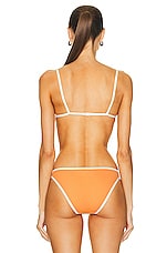 ERES Sifflet Triangle Bikini Top in Limonade & Faience, view 3, click to view large image.