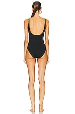 ERES Asia One Piece Swimsuit in Noir, view 3, click to view large image.