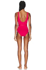 ERES Mezcal One Piece Swimsuit in Grenadine, view 3, click to view large image.