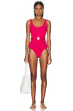 ERES Mezcal One Piece Swimsuit in Grenadine, view 4, click to view large image.