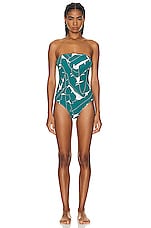 ERES Alligator One Piece Swimsuit in Imprime Bananiers Jungle, view 1, click to view large image.