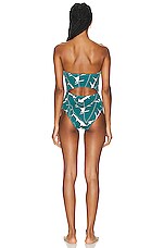 ERES Alligator One Piece Swimsuit in Imprime Bananiers Jungle, view 3, click to view large image.