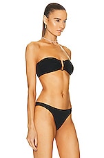 ERES Show Bandeau Bikini Top in Noir, view 2, click to view large image.