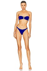 ERES Show Bikini Top in Indigo, view 4, click to view large image.