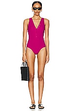 ERES Duni Icone One Piece Swimsuit in Sunset 23h, view 4, click to view large image.