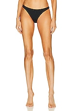 ERES Fripon Classic Bikini Bottom in Noir, view 1, click to view large image.