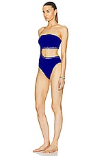 ERES Fever Dancing One Piece Swimsuit in Indigo, view 3, click to view large image.
