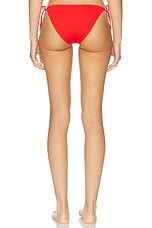 ERES Malou Duni Swim Bottom in Bright Red, view 3, click to view large image.