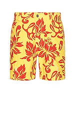ERL Unisex Printed Shorts Woven in ERL TROPICAL FLOWERS, view 1, click to view large image.