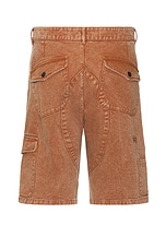 ERL Cargo Shorts Woven in Brown, view 2, click to view large image.