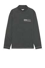 ERL Make Believe Long Sleeve Knit in Black, view 1, click to view large image.